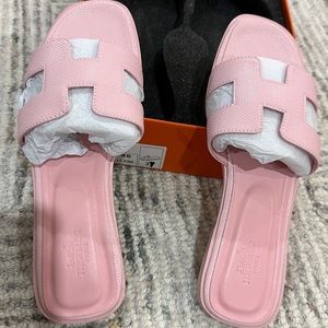 Brand new pink dhgate oran sandals size 7